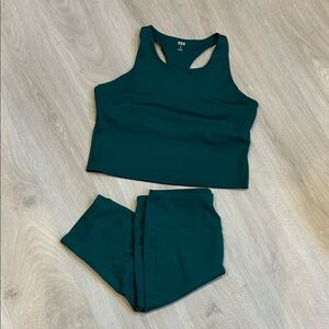DSG Green Activewear Set